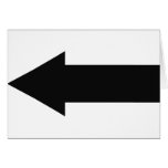 black arrow left icon greeting cards