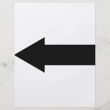 black arrow left icon flyer design