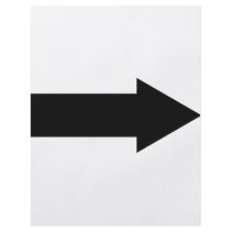 black arrow right icon full color flyer