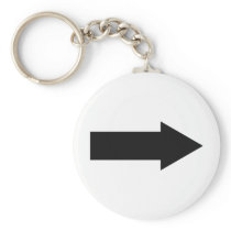 black arrow right icon keychains