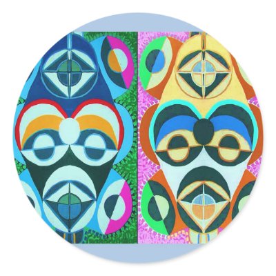 Black Art Colourful Future - Obama Factor Round by doonagiri
