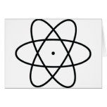 black atom nucleus card