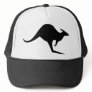 black australian kangaroo - australia trucker hat