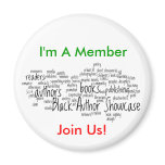 Black Author Showcase Member Magnet
