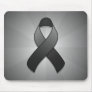 Black Awareness Ribbon Mousepad