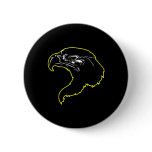 Black Bad Ass Eagle Head Buttons