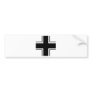Black Balkan cross of Luftwaffe Bumper Sticker