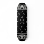 Black Bandana Skateboard