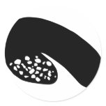 black banger sausage sticker