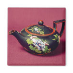 Black basalt Wedgwood teapot Refrigerator Magnets
