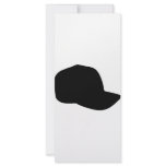 black baseball cap icon rack cards