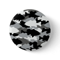Black Bass Camo Button