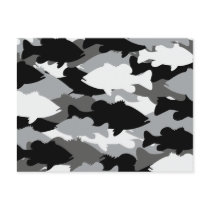 Black Bass Camo Post Cards