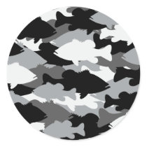 Black Bass Camo Sticker