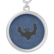 Black Bat Cartoon Pendant