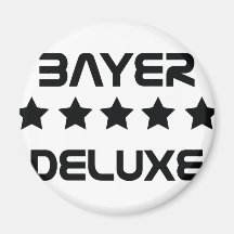 black bayer deluxe icon magnet