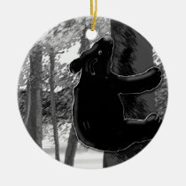 Black Bear Christmas ornaments