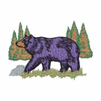 Black Bear by ZazzleEmbroidery