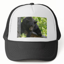 black bear trucker hat