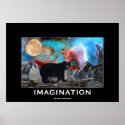 Black Bear IMAGINATION Motivational Art Poster posters