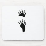 black bear print mousepad