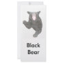Black Bear Custom Rack Cards