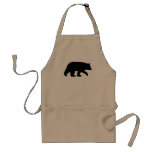 Black Bear Silhouette Apron
