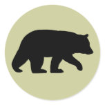 Black Bear Silhouette stickers