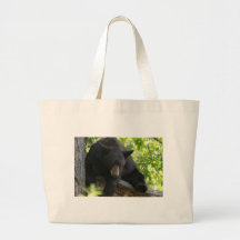 black bear tote bags