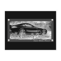 Black Beauty Customs Post Card