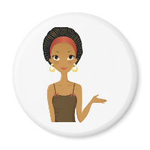 Black beauty magnets