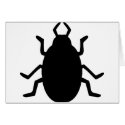 black beetle icon cards