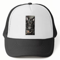 Black Belgian Shepherd Mesh Hat