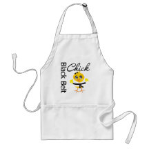 Black Belt Chick Aprons