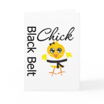 Black Belt Chick Card