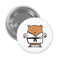 black belt pinback button