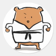 black belt sticker