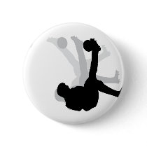 black bicycle kick icon button