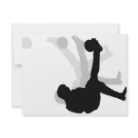 black bicycle kick icon invitation