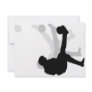 black bicycle kick icon invitation