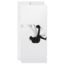 black bicycle kick icon rack card template