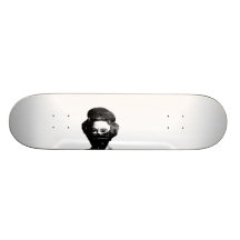 black bloc queen skate board deck