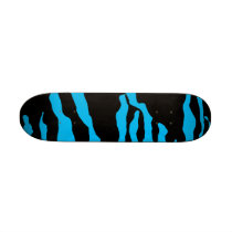 black & blue abstract skateboard