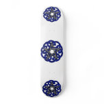 Black & Blue Celtic Pentagram Skateboard