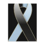 Black & Blue Ribbon Awareness Postcards