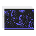 black blue swirls announcement