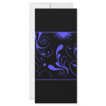 black blue swirls rack card template