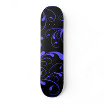 black blue swirls skate decks