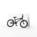 black bmx bicycle cards