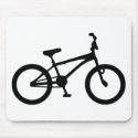 black bmx bicycle mousepads